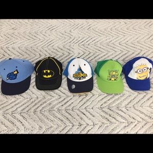 Lot of 5 Boys Hats